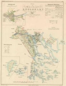 Söderhamn 1857 - Historisk karta